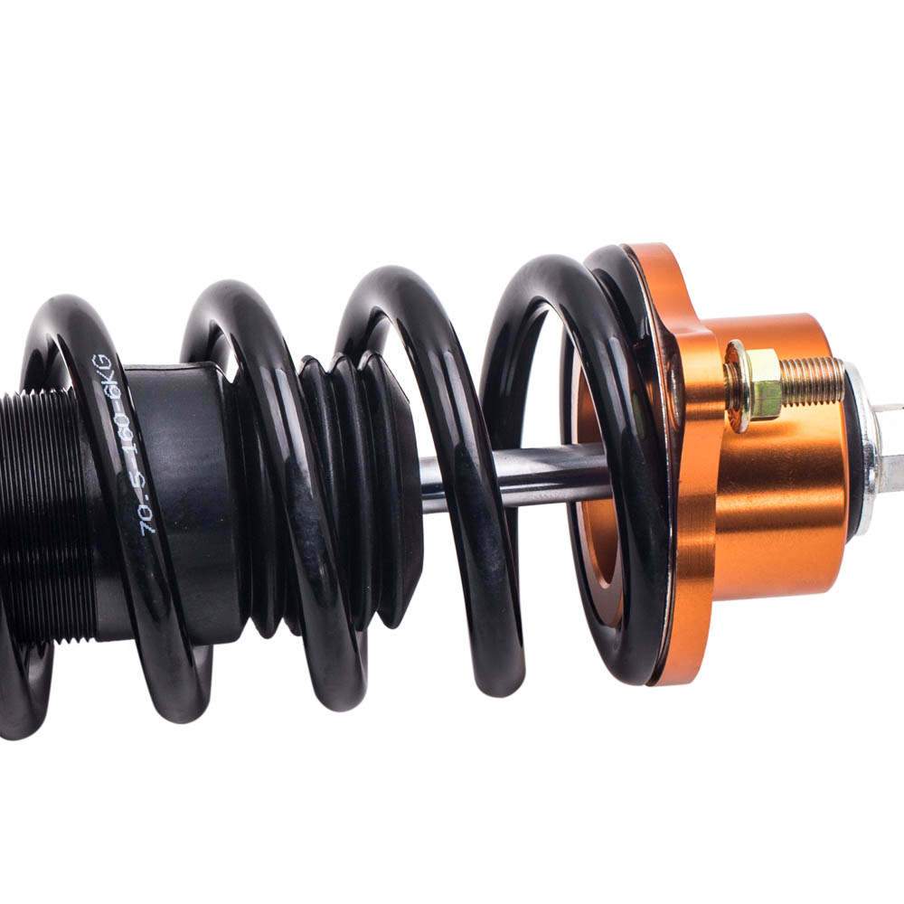 Coilovers (gängade stötdämpare) passar till Mitsubishi Lancer / Mirage CS6A CS7A FWD 2002-2006 | Coilovers 24-stegs justerbar dämpning, höjdjusterbara
