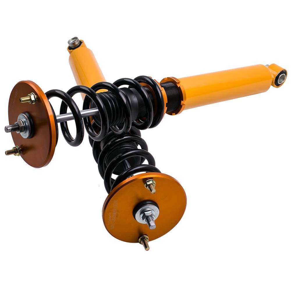Coiloversett egnet for Nissan Skyline R33 ECR33 ER33 HR33 1993–1998 | Høydejusterbare coilovers, senking 25–75 mm