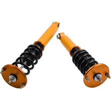 Last bildet i gallerivisningen, Coiloversett egnet for Nissan Skyline R33 ECR33 ER33 HR33 1993–1998 | Høydejusterbare coilovers, senking 25–75 mm