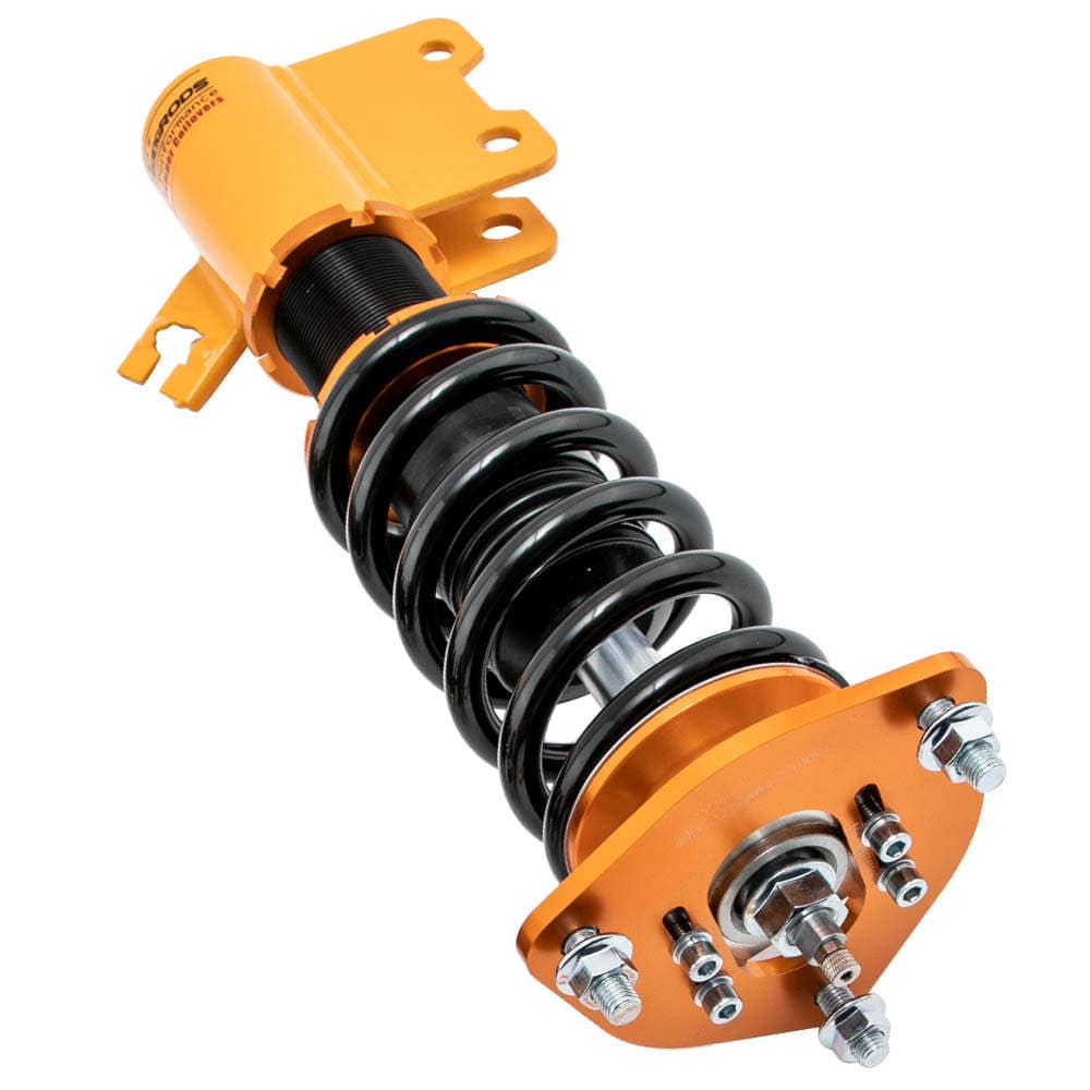 Etupään kierrejousisarja (2 kpl) sopii malleihin Nissan S13 Silvia, 180SX, 200SX ja 240SX 1989-1993 | Coilover-alustasarja 24-portaisella vaimennuksen säädöllä