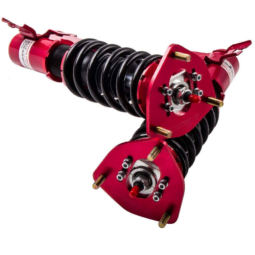 Coilovers (gängade stötdämpare) passar till Nissan S13 Silvia, 200SX, 180SX, 240SX 1989-1998 | Coilovers 24-stegs justerbar dämpning, höjdjusterbara