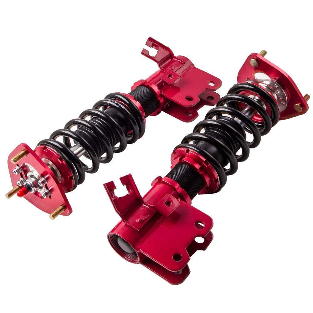 Coilovers (gängade stötdämpare) passar till Nissan S13 Silvia, 200SX, 180SX, 240SX 1989-1998 | Coilovers 24-stegs justerbar dämpning, höjdjusterbara