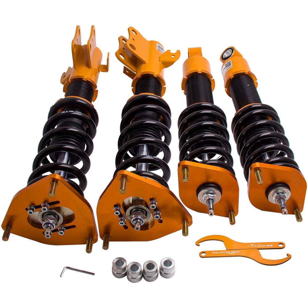 Skruesett egnet for Subaru Forester 3 (III) 2009-2013 | Coilovers med 24-trinns justerbar demping, høydejusterbar