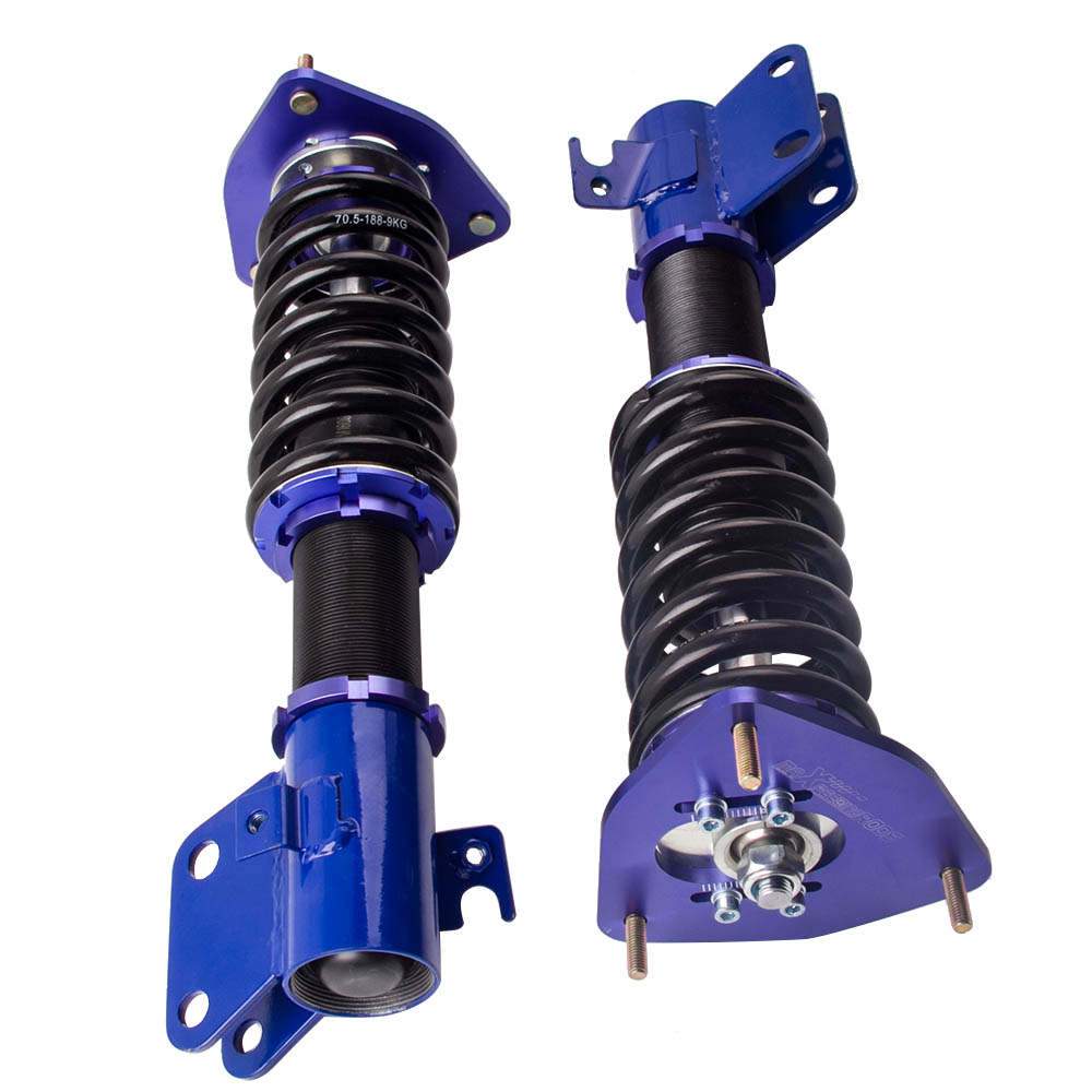 Coilover-kit geschikt för Subaru Impreza WRX STI GDA GDB, Forester SG (2000-2008) | Coilover-sänkning 1-3 tum, camberplattor fram