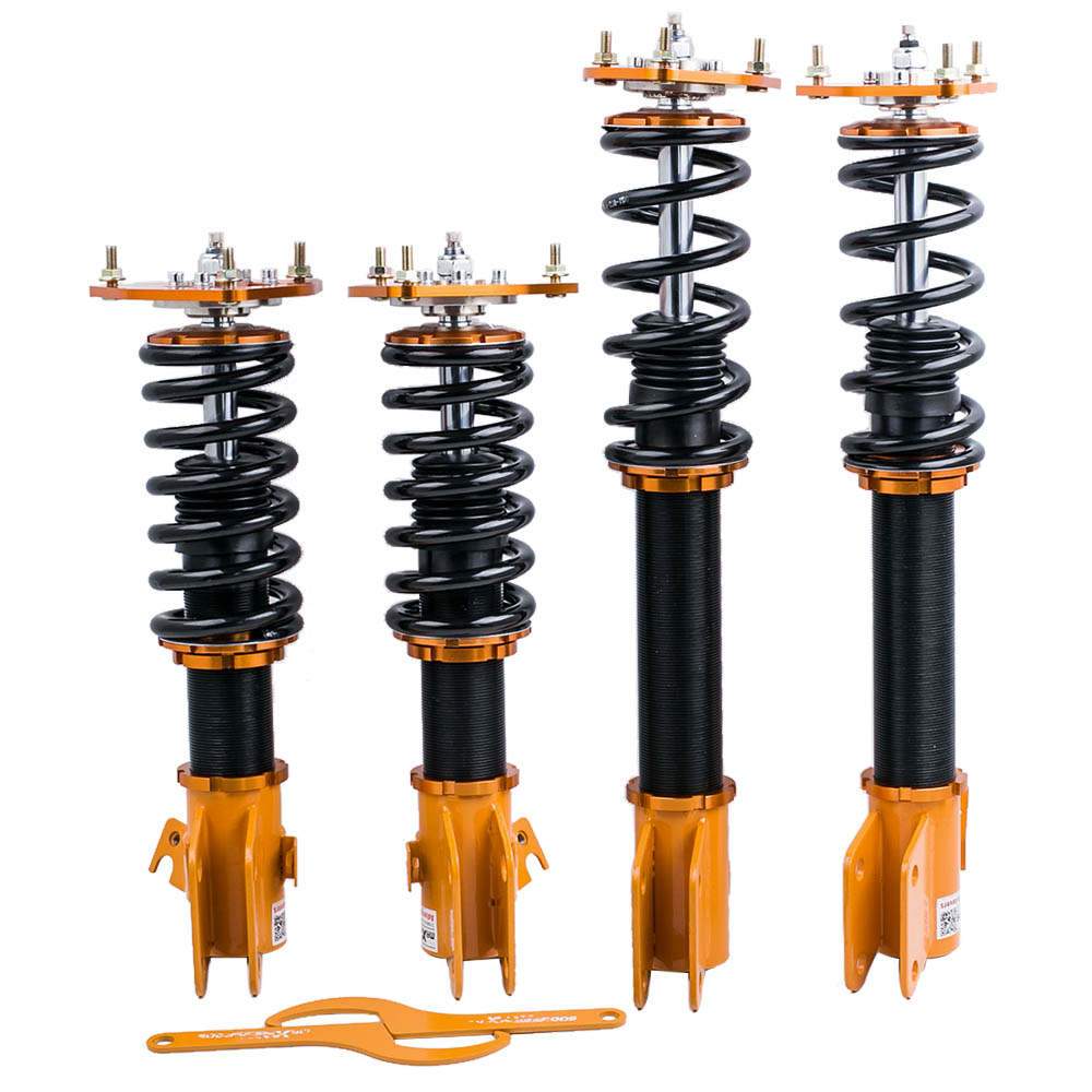 Gevindunderstell egnet for Subaru Impreza WRX STI GDB 2000-2007 | Coilovers med 24-trinns justerbar demping, inkl. camberplater