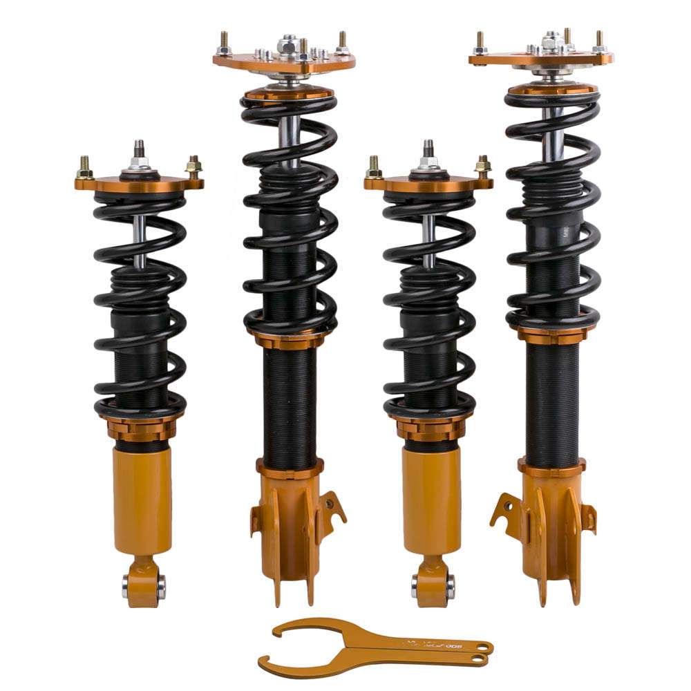 Coilover-kit geschikt för Subaru Outback (2000-2004) | Coilover-kit med justerbar höjd, justerbar camber