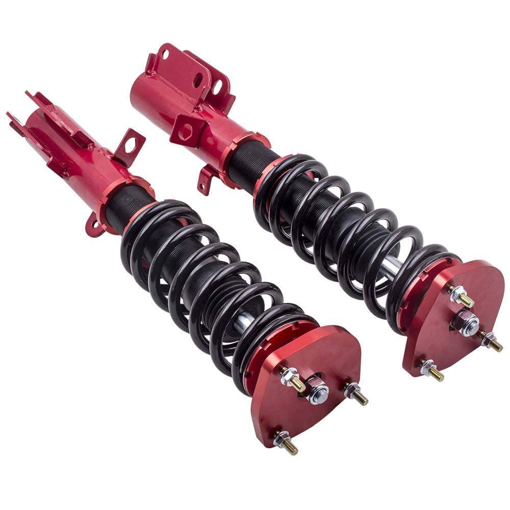 Skruppesett egnet for Toyota Corolla E90 E100 E110 1988-1999 | Coilovers med høydejustering, inkl. fjærlager