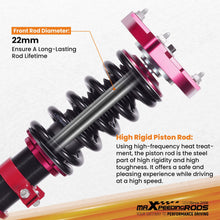 Ladda upp bild till gallerivisning, Coilovers passar till Mercedes-Benz C-Klass W204 RWD 2008-2014 | Coilovers sänkning 25-75 mm, inkl. camberplattor