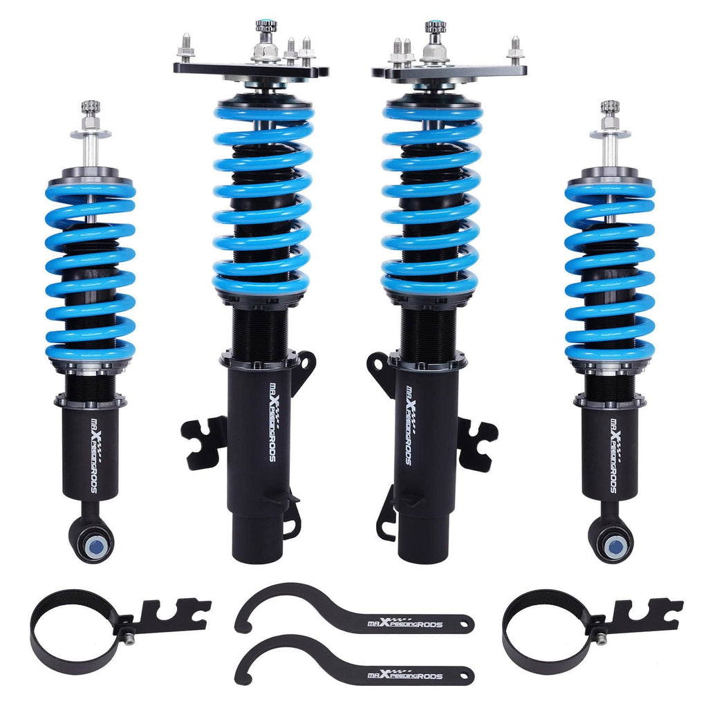 Maxpeedingrods T6 coilover-alusta (kierrealusta), sopii malliin Mini Cooper R50 R52 R53 2001-2007 | 24-portainen säädettävä coilovers, madallus 25-75 mm