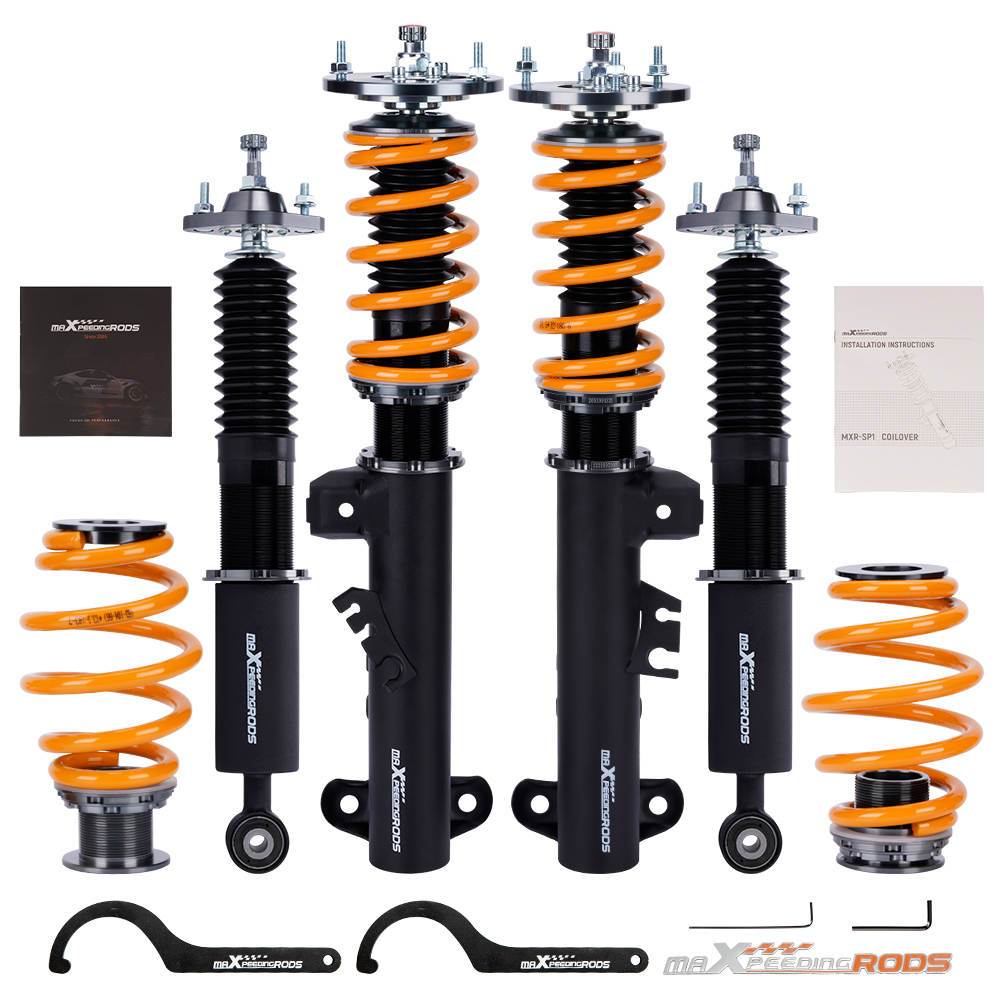 Maxpeedingrods T6 coilovers passar till BMW 3-serie E36 coupé, cabriolet, touring (1991-1999) | Höjdjusterbara coilovers