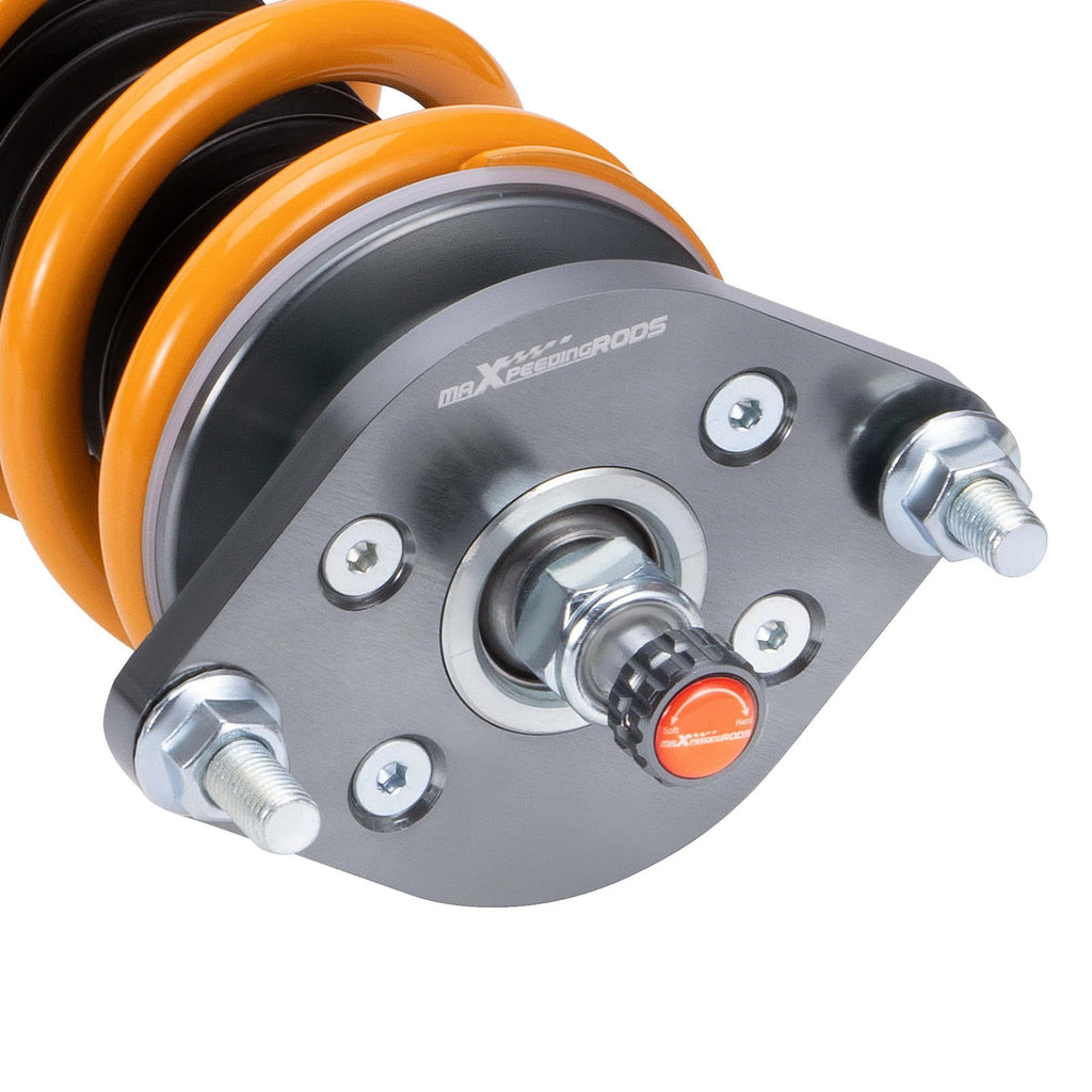 Maxpeedingrods T6 coilovers (gängade stötdämpare) passar till Mitsubishi Lancer Evolution 7 8 9 (CT9A) 2001-2007 | 24-stegs justerbara coilovers