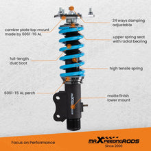 Ladda upp bild till gallerivisning, Maxpeedingrods T6 coilovers (gängade stötdämpare) passar till VW Golf 7, Audi A3 8V, Seat Leon 3, Skoda Octavia 3 2012-2019 | 24-stegs justerbara coilovers
