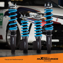Ladda upp bild till gallerivisning, Maxpeedingrods T6 coilovers (gängade stötdämpare) passar till VW Golf 7, Audi A3 8V, Seat Leon 3, Skoda Octavia 3 2012-2019 | 24-stegs justerbara coilovers