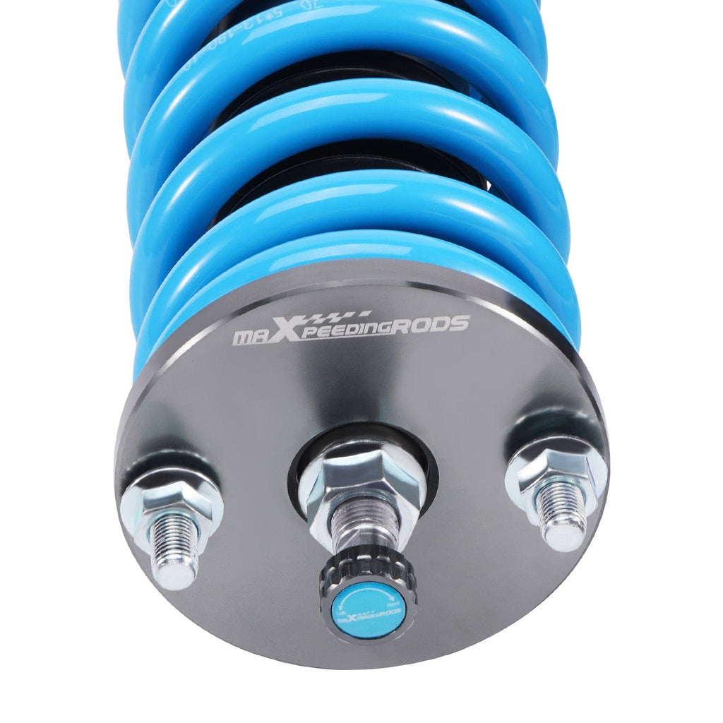Maxpeedingrods T6 coilovers (gängade stötdämpare) passar till Honda Civic EF EG EK, CR-X 1988-2001 | 24-stegs justerbara coilovers, sänkning 1-3 tum