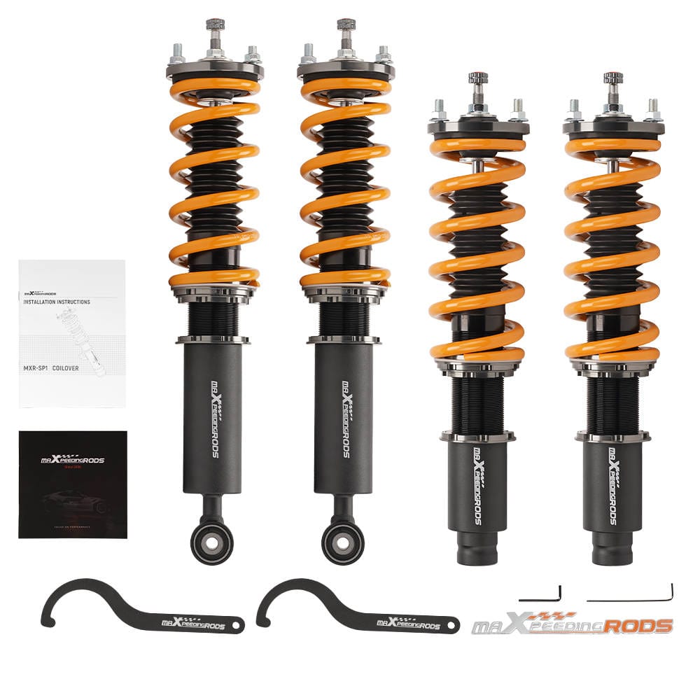 Maxpeedingrods T6 skruesett egnet for Honda CR-V RD1 RD3 (1996-2001) | 24-veis justerbare coilovers, FWD og AWD
