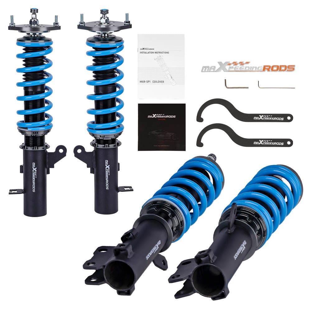 Maxpeedingrods T6 skruesett egnet for Hyundai Coupé, Tiburon, Tuscani 2002-2009 | 24-veis justerbare coilovers, senking 25-75 mm