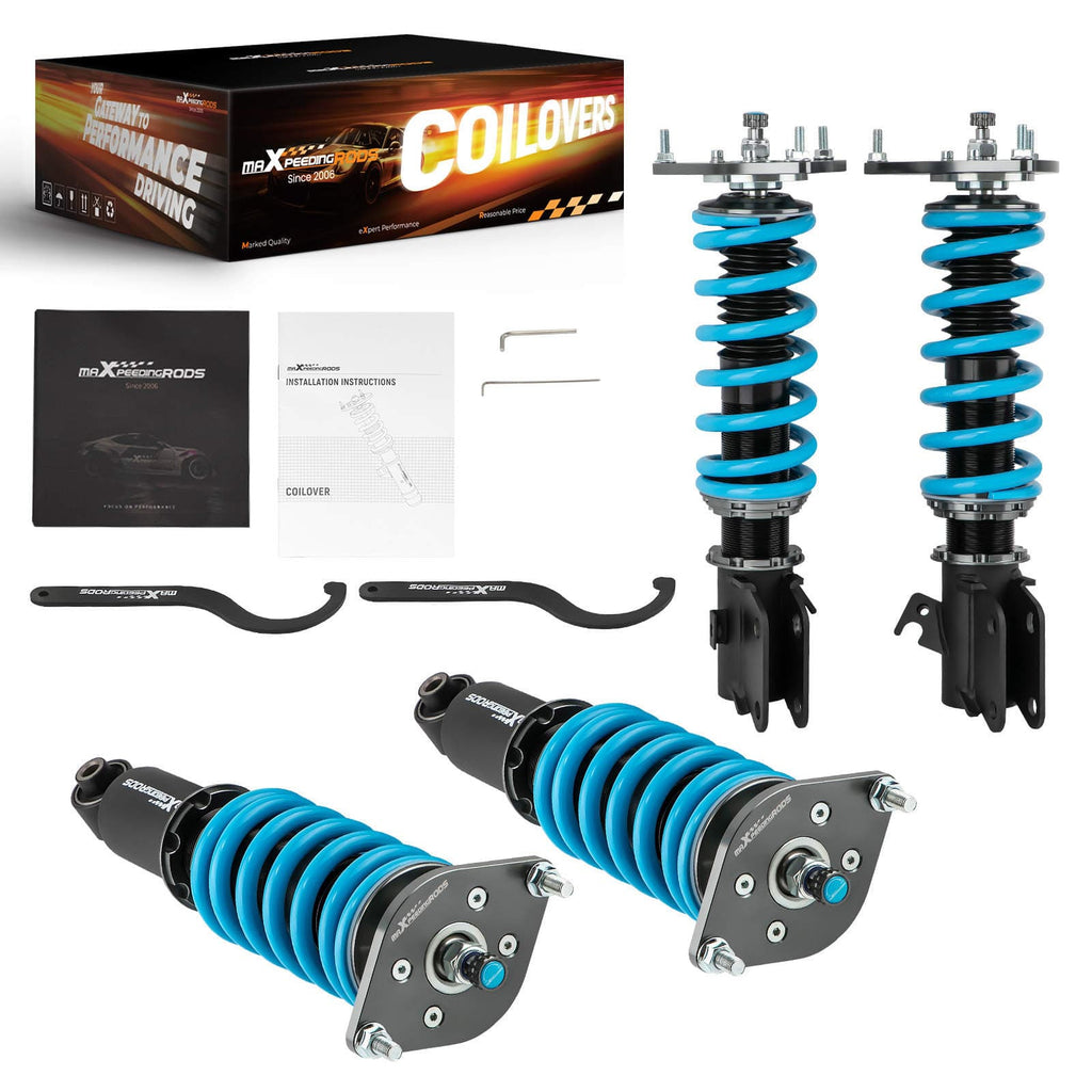 Maxpeedingrods T6 coilovers (gjengeunderstell) passer til Subaru Impreza WRX GR GH 2008-2014 | Coilovers høydejusterbare