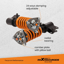 Last inn bildet i Galleri-visningsprogrammet, Maxpeedingrods T6 coilovers (gjengeunderstell) passer til Mitsubishi Lancer Ralliart CY2A CZ4A 2008-2016 | 24-trinns justerbare coilovers