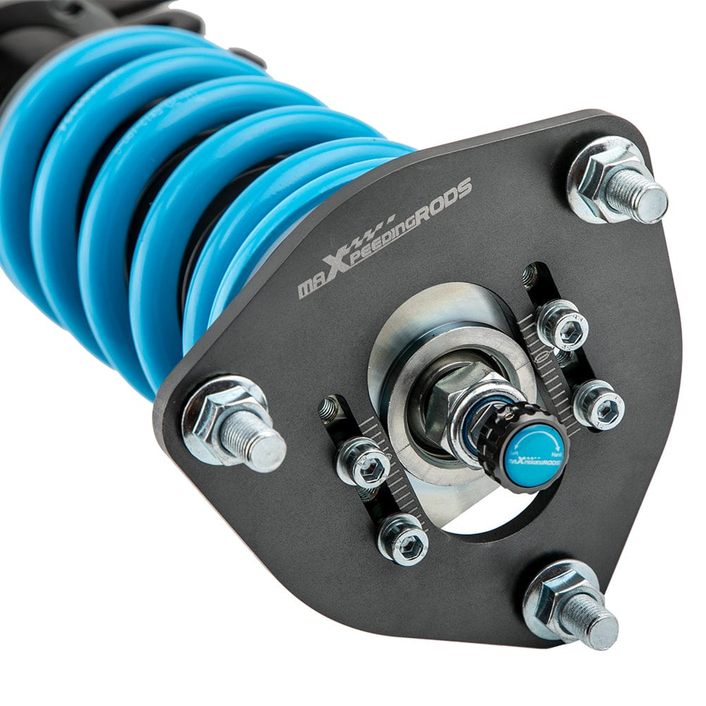 Maxpeedingrods T6 coilover-sett egnet for Nissan S13 Silvia, 180SX og 200SX | Coilovers med justerbar demping og senking