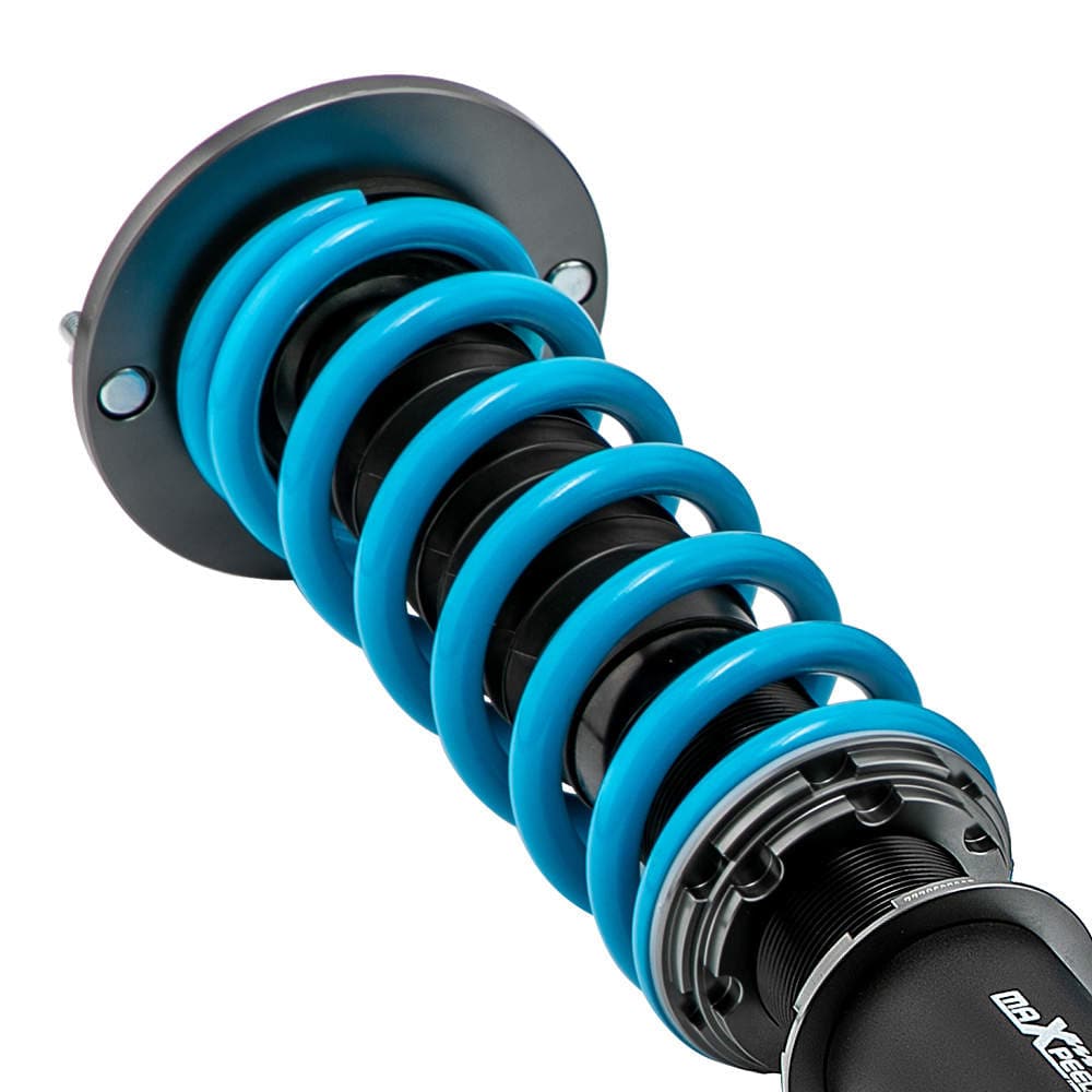 Maxpeedingrods T6 coilovers passar till Nissan S14 200SX, 240SX och Silvia 1994-1998 | 24-stegs justerbara coilovers, sänkning 1-3 tum