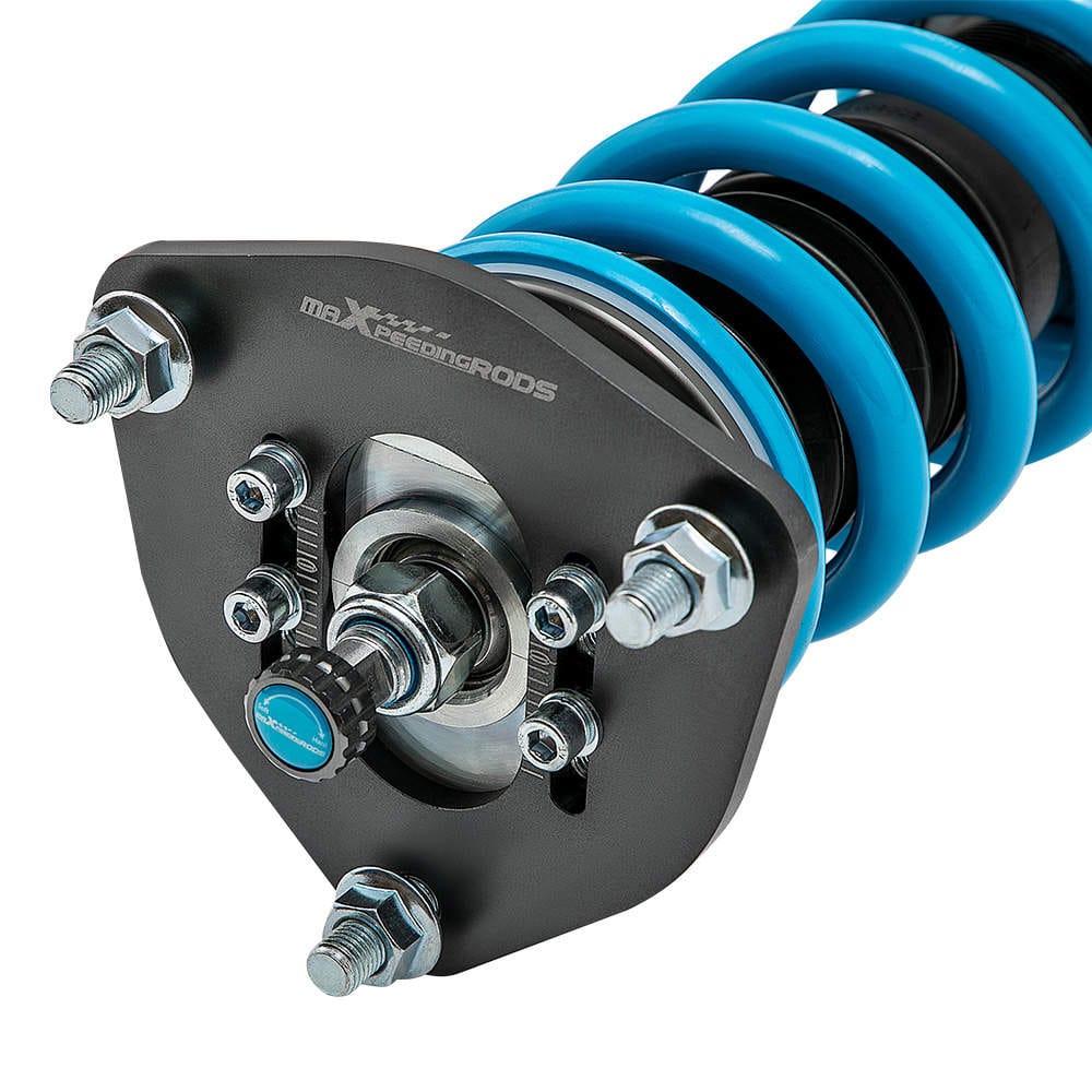 Maxpeedingrods T6 coilovers passar till Nissan S14 200SX, 240SX och Silvia 1994-1998 | 24-stegs justerbara coilovers, sänkning 1-3 tum
