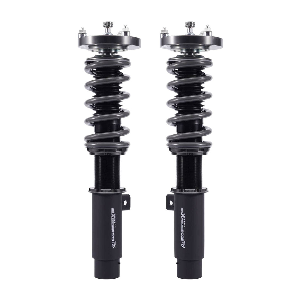 Maxpeedingrods T7 coilovers (gängade stötdämpare) passar till BMW 3-serie E90 E91 E92 E93 2004-2013 | 24-stegs justerbara coilovers, sänkning 25-75 mm