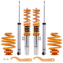 Ladda upp bild till gallerivisning, Coilover-sats lämplig för BMW 3-serie E46 320i-330i 1998-2006 | Coilovers med 24-stegs justerbar dämpning, inkl. camberplattor