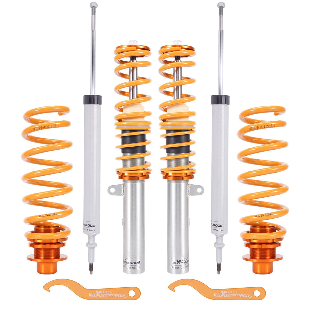 Senkesett egnet for BMW 3-serie E90 E91 E92 E93, 1-serie E81 E87 2004-2010 | Coilovers høydejusterbare