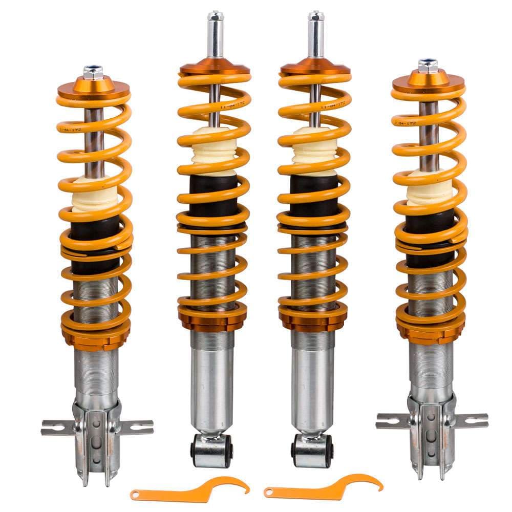 Schrovsats lämplig för VW Golf 1 (MK1) inkl. cabrio, Jetta 1, Scirocco 1 och 2 (1975-1994) | Höjdjusterbara coilovers