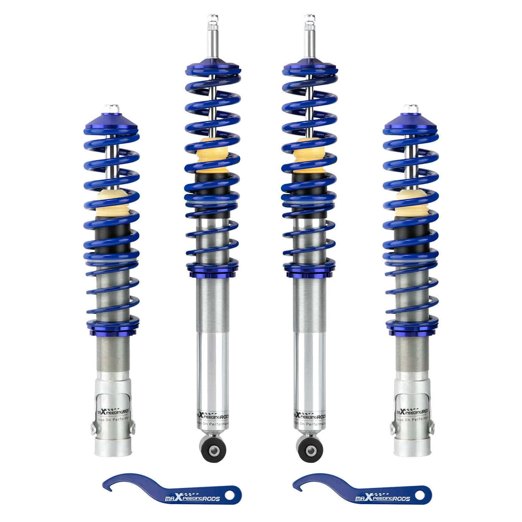 Skruppesett egnet for VW Golf 2 og 3, Jetta 2, Vento, Corrado 1983-1999 | Coilovers med høydejustering