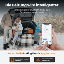 Ladda upp bild till gallerivisning, Dieselvärmare 5 kW 12V med LCD-panel, fjärrkontroll och Bluetooth för husbil, husvagn, lastbil och båt