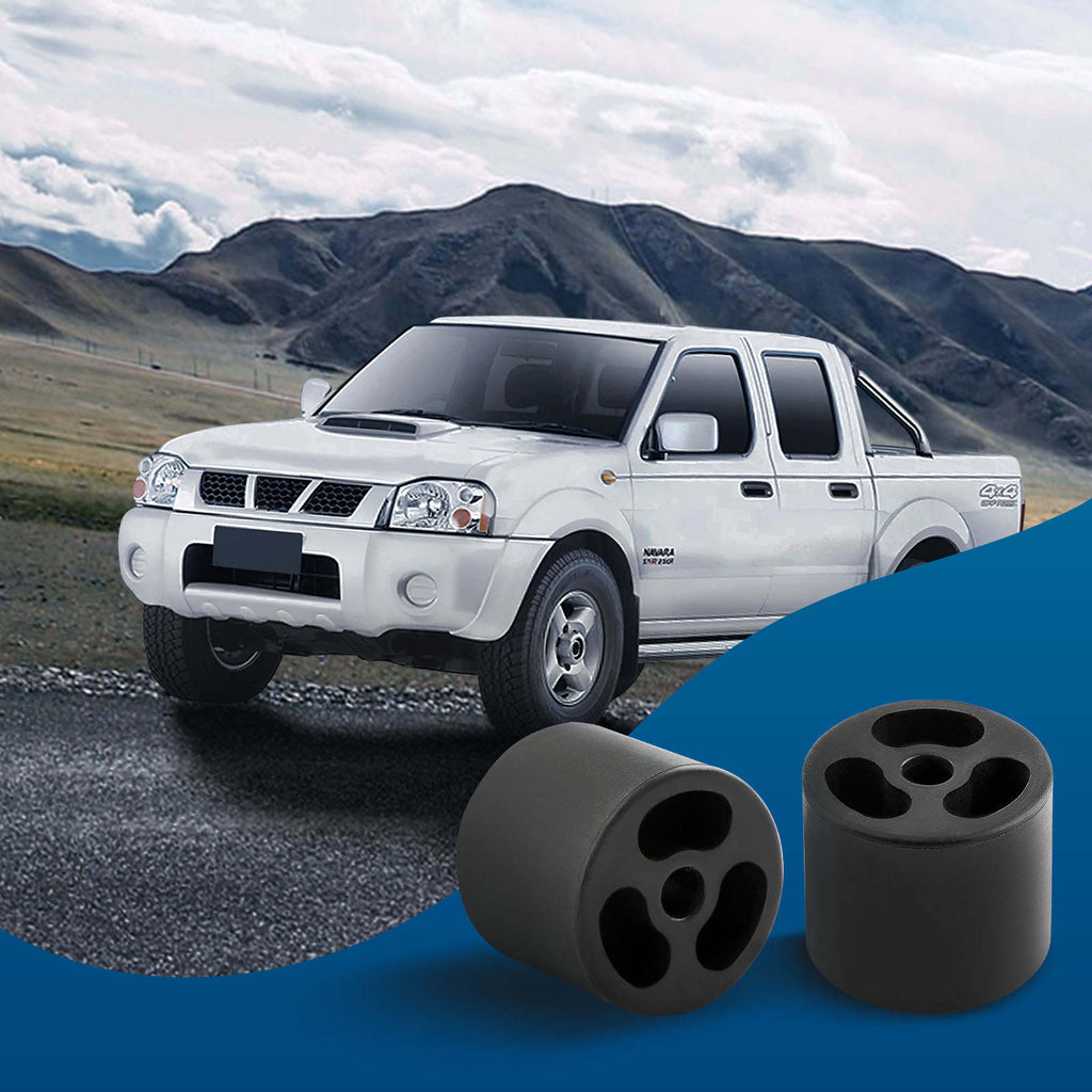 50 mm höjningskit block och bultar lämpligt för Nissan Navara D22 Dual Cab med flak 2 tum