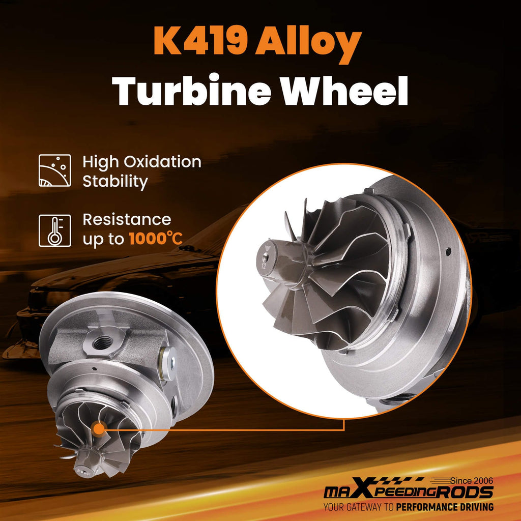 Turbokasset (CHRA) billet K04 lämplig för VW Golf V/VI GTI, Golf R, Audi S3 8P, TTS, Seat Leon Cupra 2.0 TFSI | 53049880064 06F145702C