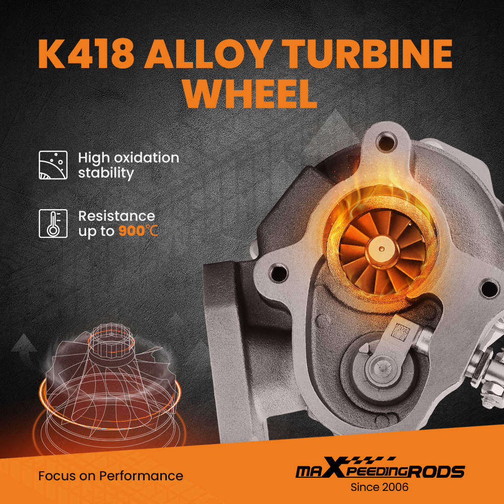 Turbo K14-018 lämplig för VW T4 Transporter 2.5 TDI AJT AYY ACV AUF AYC 88-102 hk 1995-2003 | 53149887018 074145701A