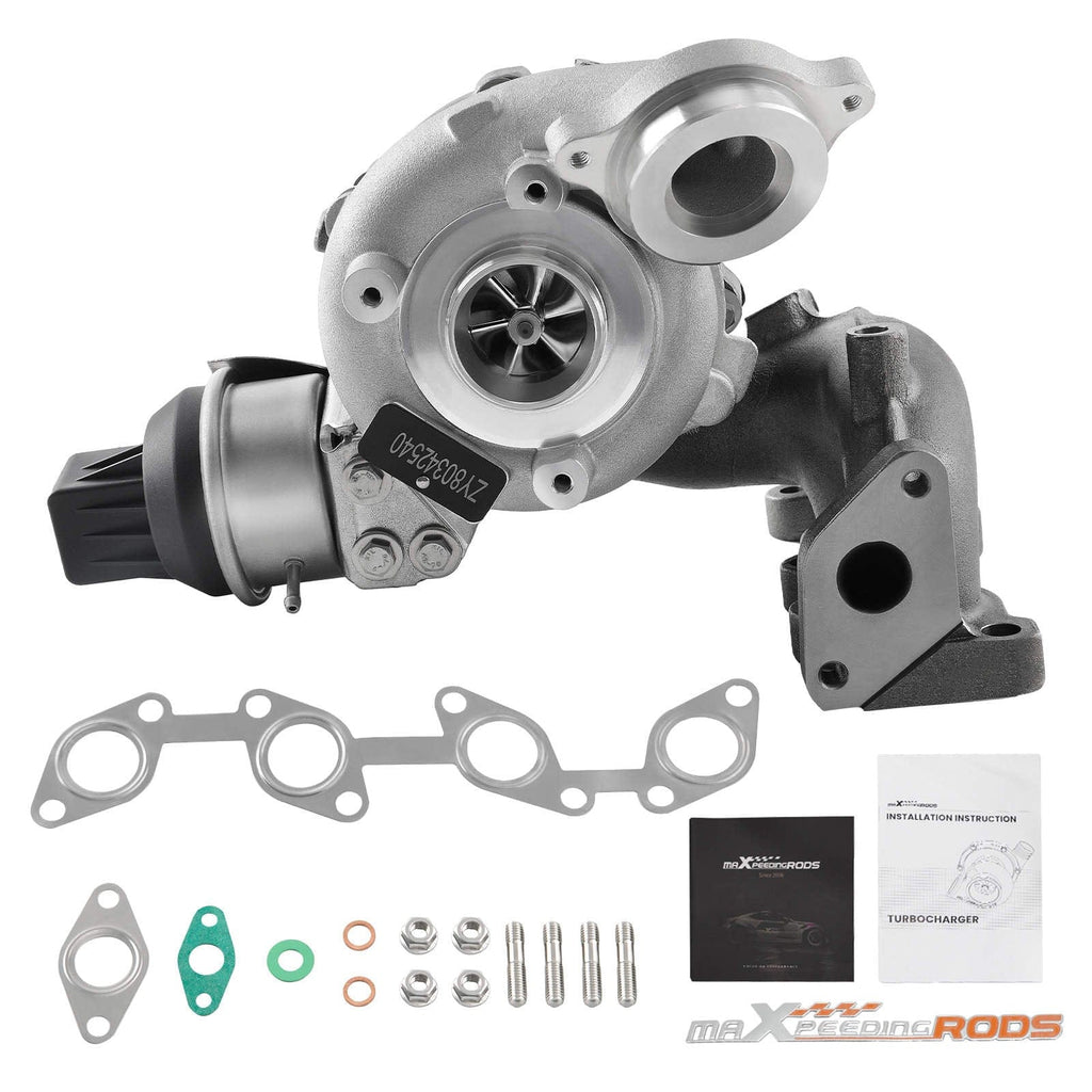 Turbo BV43 med udstødningsmanifold egnet til VW Golf, Jetta, Beetle, Audi A3 2.0 TDI 2009-2014 03L253056