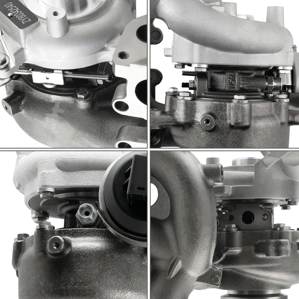 Turbo BV43 med udstødningsmanifold egnet til VW Golf, Jetta, Beetle, Audi A3 2.0 TDI 2009-2014 03L253056
