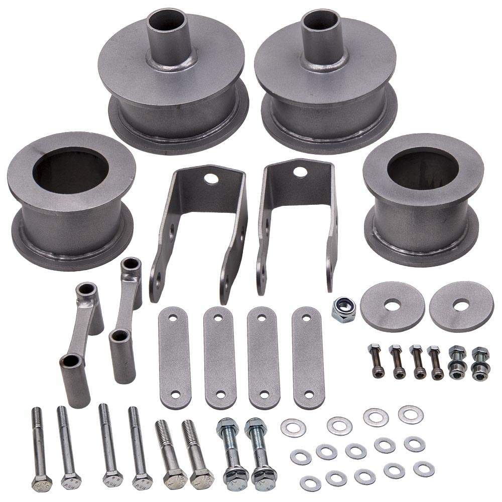 3" foran + bak løftesett med løftespacere, egnet for 2011 Jeep Wrangler JK, støtdemperforlenger