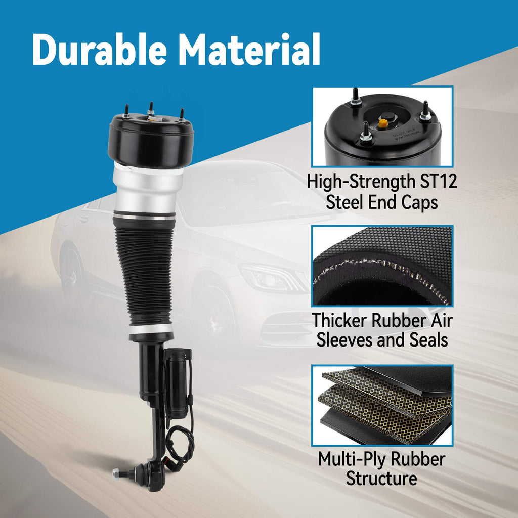 Luftfjæringsbein for høyre side, passer til Mercedes-Benz S-Klasse W221 / CL C216 4MATIC | A2213200538 A2213201838