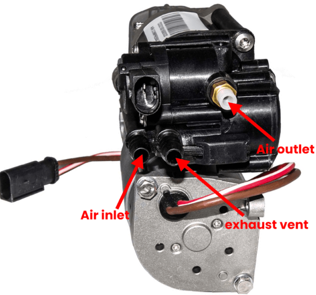 Luftfjæringskompressor egnet for BMW 5-serie GT F07, Touring F11 2009-2016, 7-serie F01-F04 2008-2015 | 37206789165 37206864215