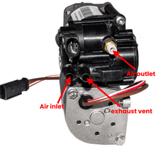 Last inn bildet i Galleri-visningsprogrammet, Luftfjæringskompressor egnet for BMW 5-serie GT F07, Touring F11 2009-2016, 7-serie F01-F04 2008-2015 | 37206789165 37206864215