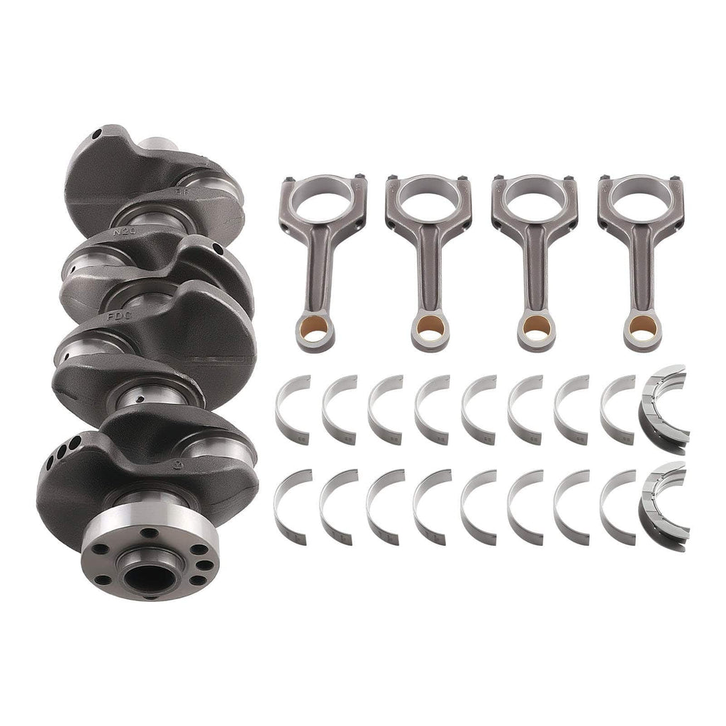 Vevaxel med 4 vevstakar och lager passar till BMW N20B20A 2.0T (F30, F10, X1 E84, X3 F25, Z4 E89) | 11217640165 11247624616