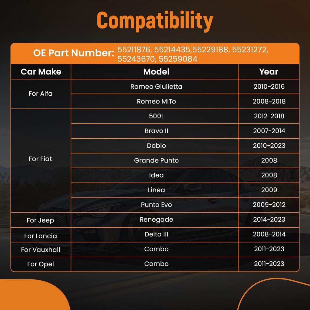 Insugningsrör lämpligt för Opel Combo, Alfa Romeo MiTo, Fiat Doblo 1.6L Diesel 55211876