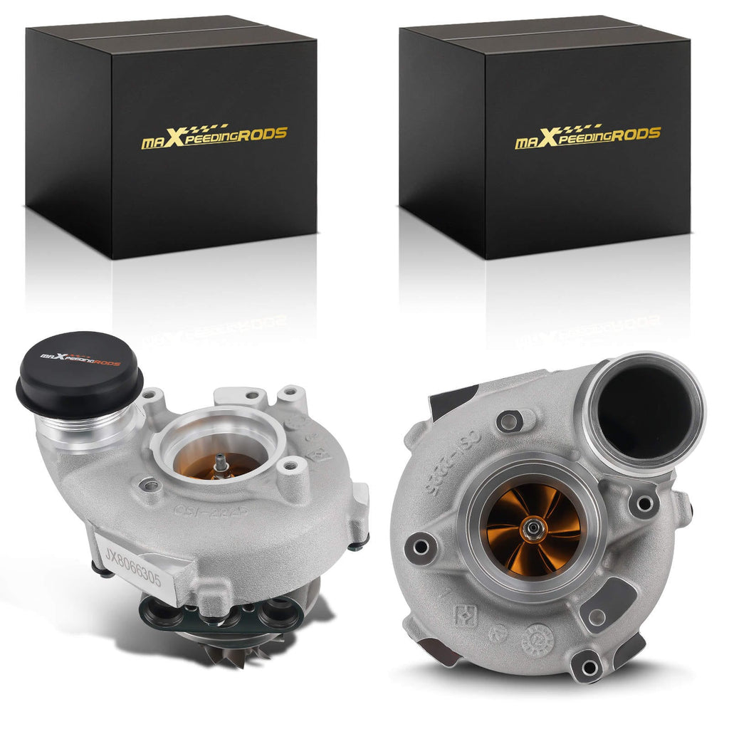 Turbokassetter (CHRA) sett med 2 venstre + høyre med kompressorhus egnet for Audi S6, RS6, S7, A8 4.0 TFSI | 079145703E 079145702N