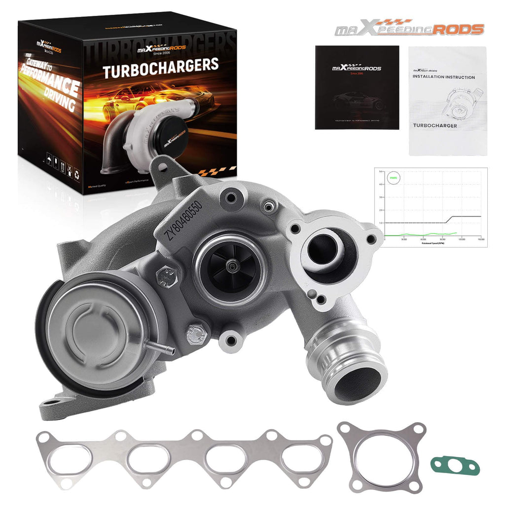 Turbo TD025M2-07T sopii malleihin Audi A1 A3, VW Golf, Seat, Skoda 1.4 TSI/TFSI CAXA 90-92 kW 2007-2015 03C145701R