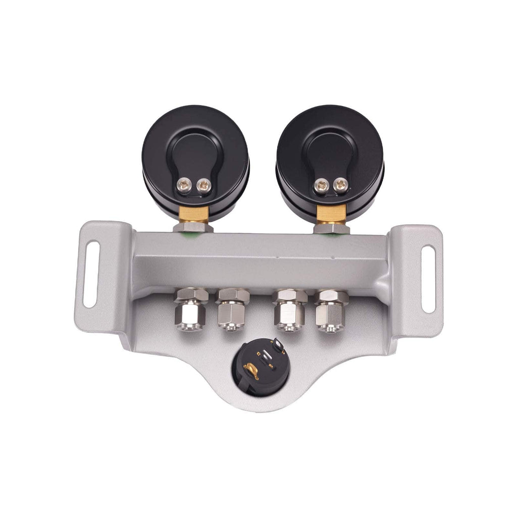 Hjälpluftfjädring bak (2x luftbälg) + kompressor och manometer lämplig för Mercedes Sprinter 906 / 907 RWD, VW Crafter 2006-2024