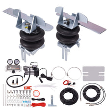 Ladda upp bild till gallerivisning, Hjälpluftfjädring bak (2x luftbälg) + kompressor och manometer lämplig för Mercedes Sprinter 906 / 907 RWD, VW Crafter 2006-2024