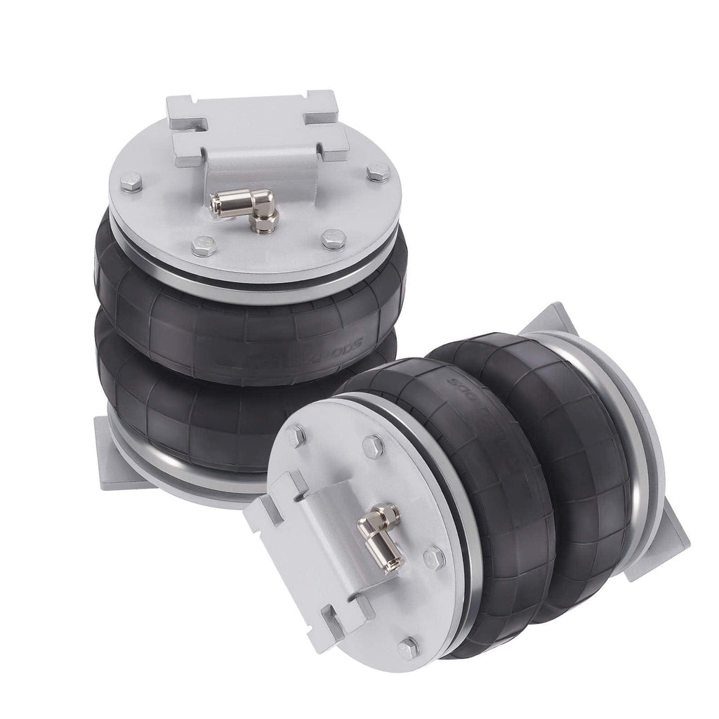 Hjälpluftfjädring bak (2x luftbälg) + trådlöst kompressorkit lämpligt för Mercedes Sprinter / VW Crafter 4x2 1995-2021