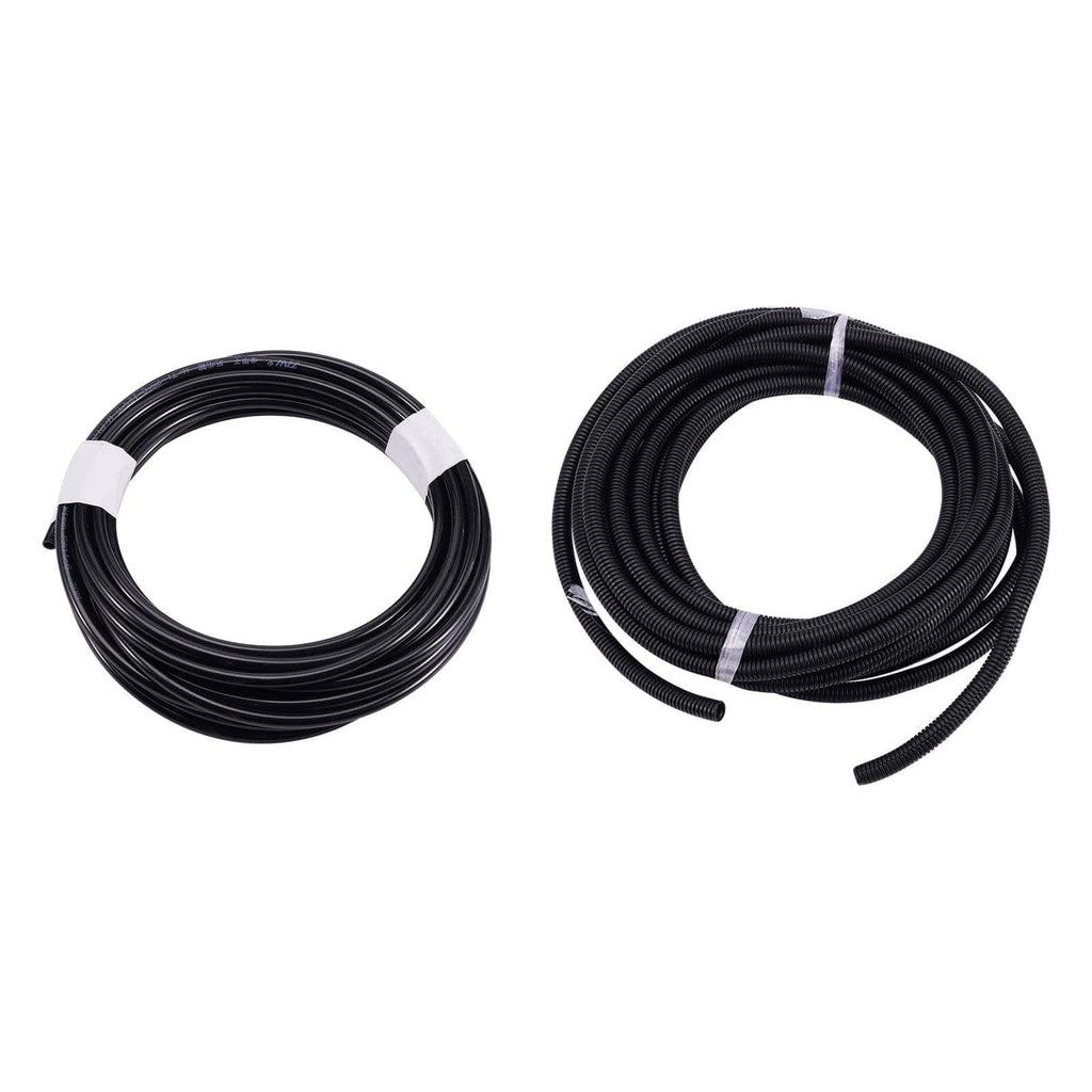 Hjælpeluftaffjedring bag (2x luftbælg) + trådløst kompressorsæt, passer til Mercedes Sprinter 906 / 907 RWD / VW Crafter 2006-2024