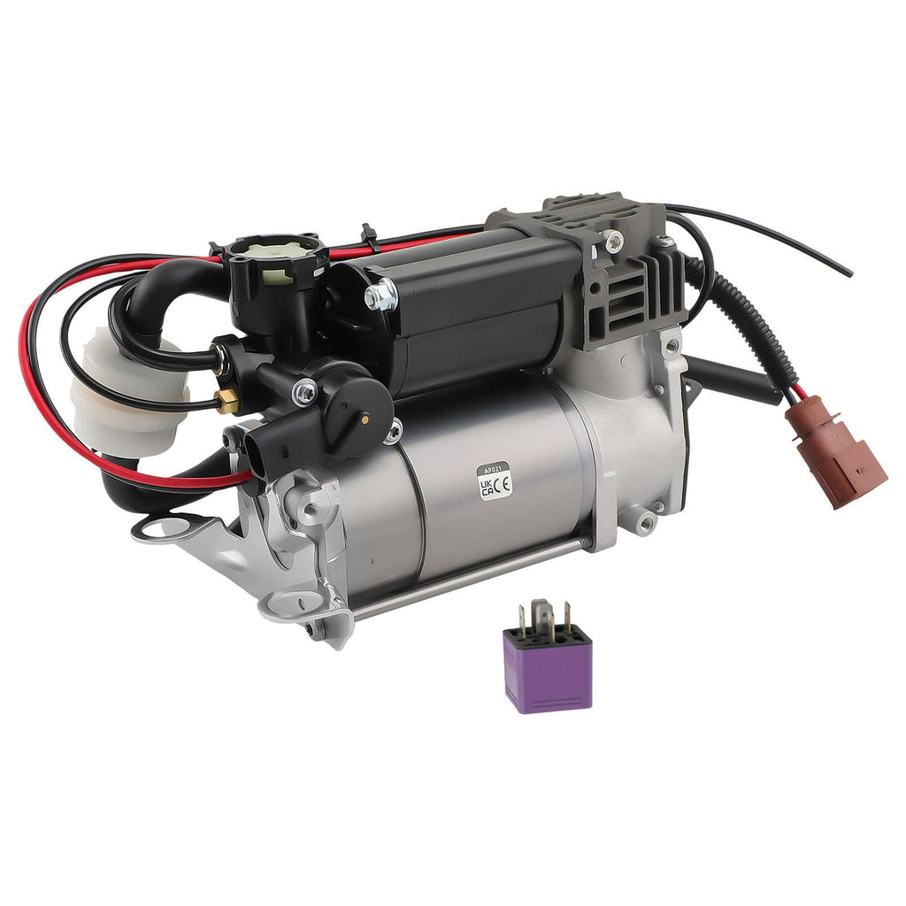 Luftfjæringskompressor med ventilblokk og relé egnet for Audi A6 C6 4F / Avant / Allroad / S6 2005-2011 | 4F0616005F 4F0616013