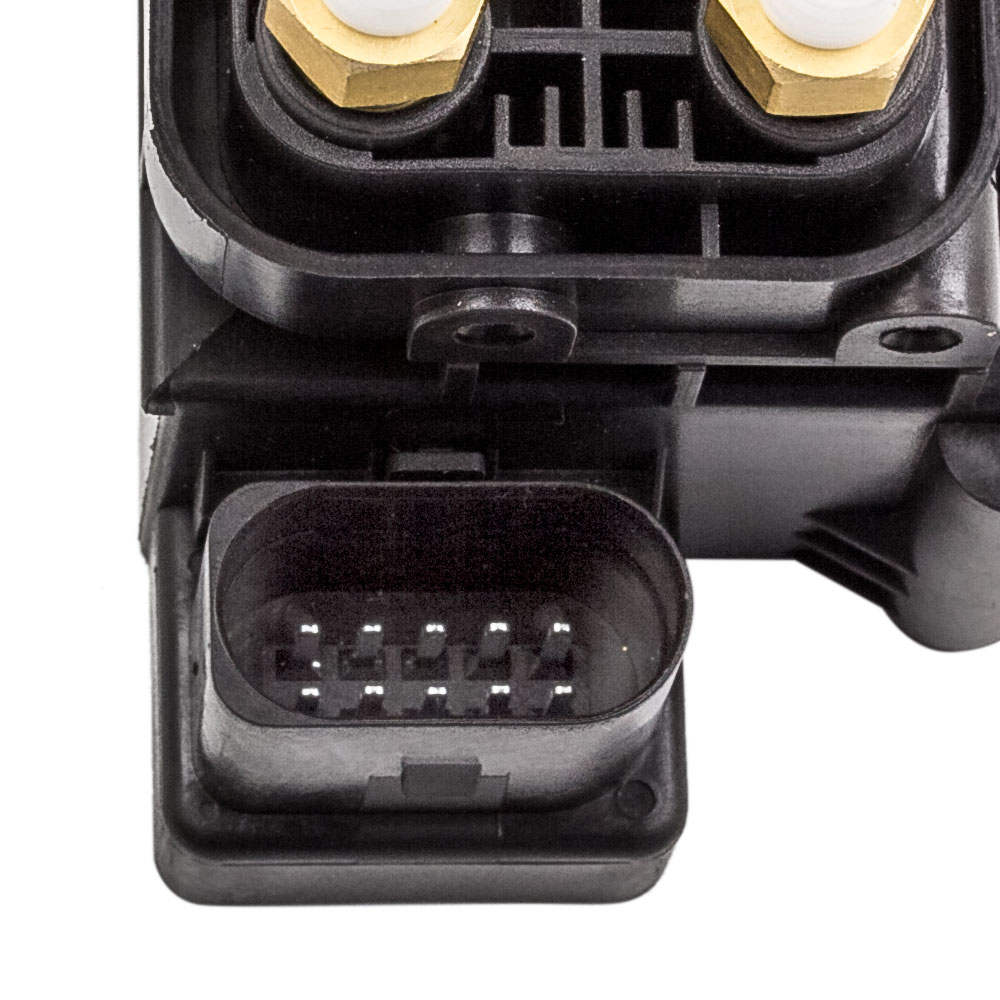 Luftfjädringskompressor med hållare, relä och ventilblock lämplig för VW Touareg 7P / Porsche Cayenne 92A 2011-2018 | 7P0698007C 7P0698014